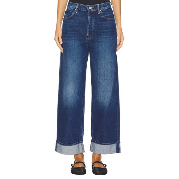 MOTHER Petite Lil' Spitfire Nerdy Cuff Jeans Did You Bring Me Anything 30P NWT - Picture 1 of 7